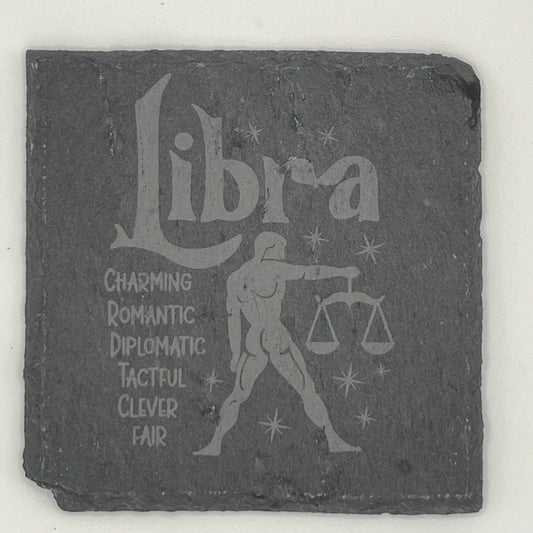 Zodiac Symbol Slate Coasters